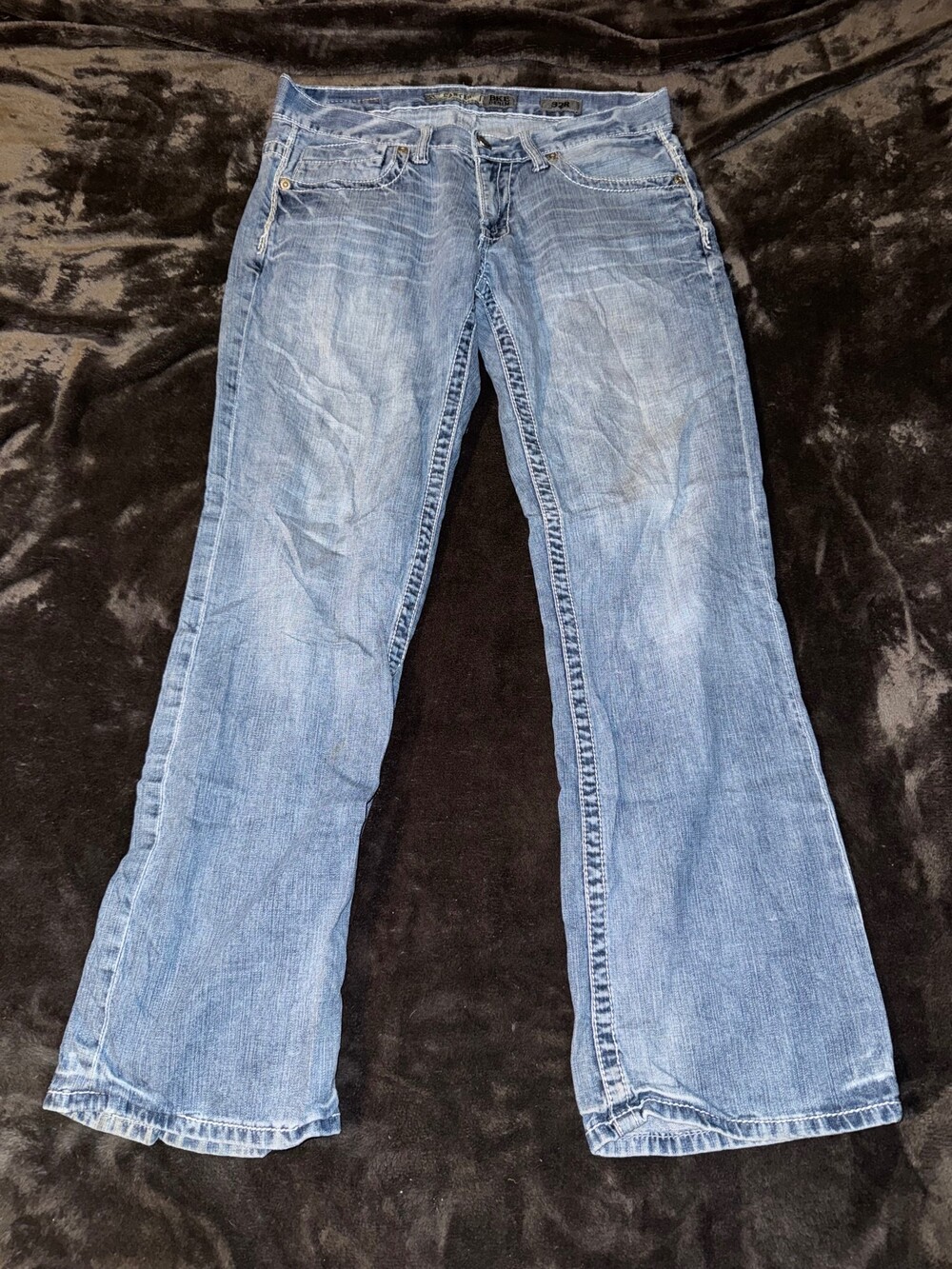 BKE Carter Jeans 32R Light Wash Denim Five Pocket